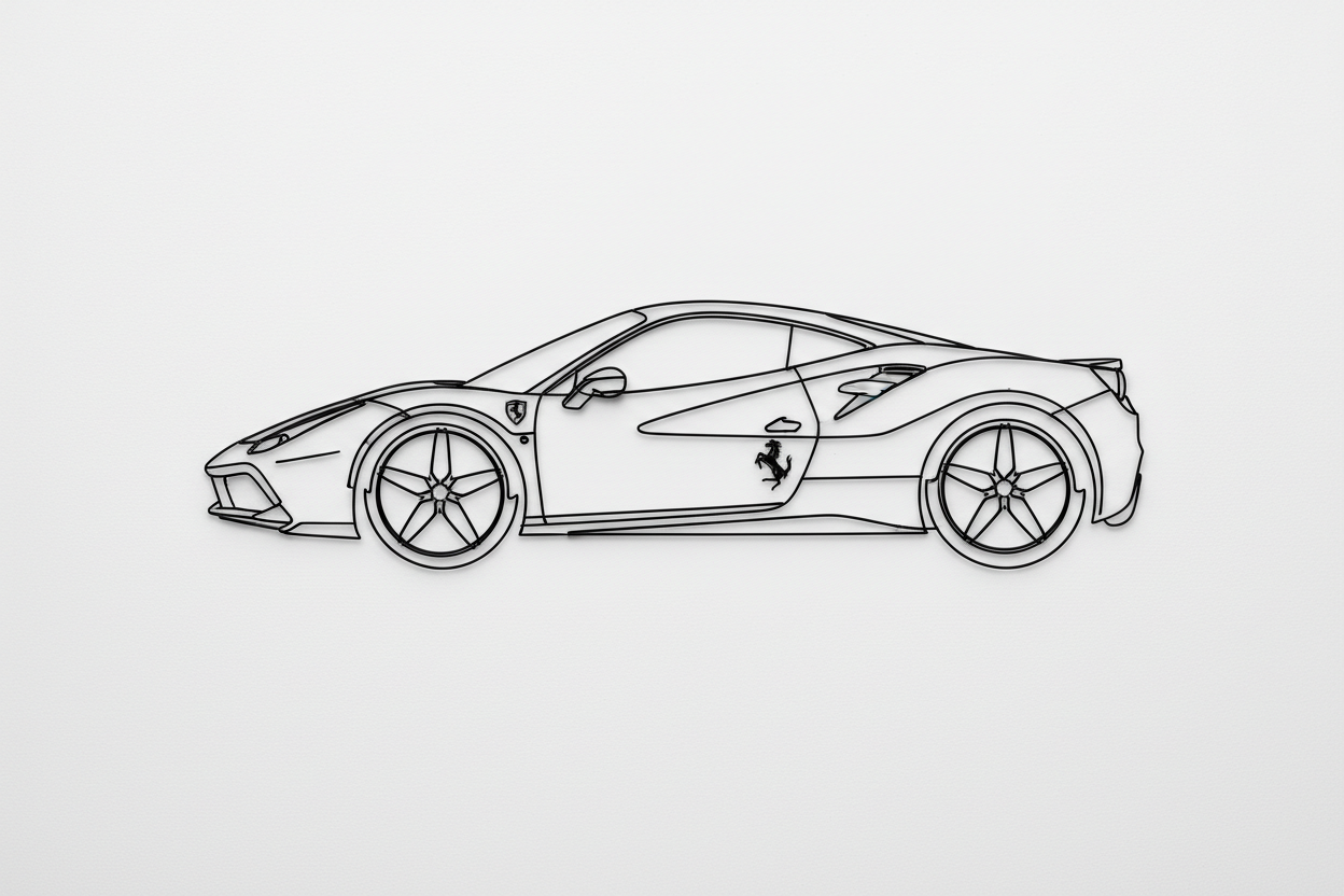 Ferrari 488 Wall Art